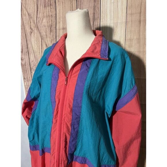 1990s Sports Accent Windbreaker - Picture 3 of 8